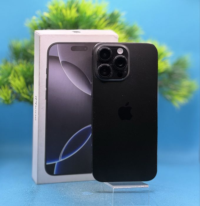 ГАРАНЦИОНЕН!!! Apple iPhone 16 Pro Max, 256GB, 5G, Black Titanium