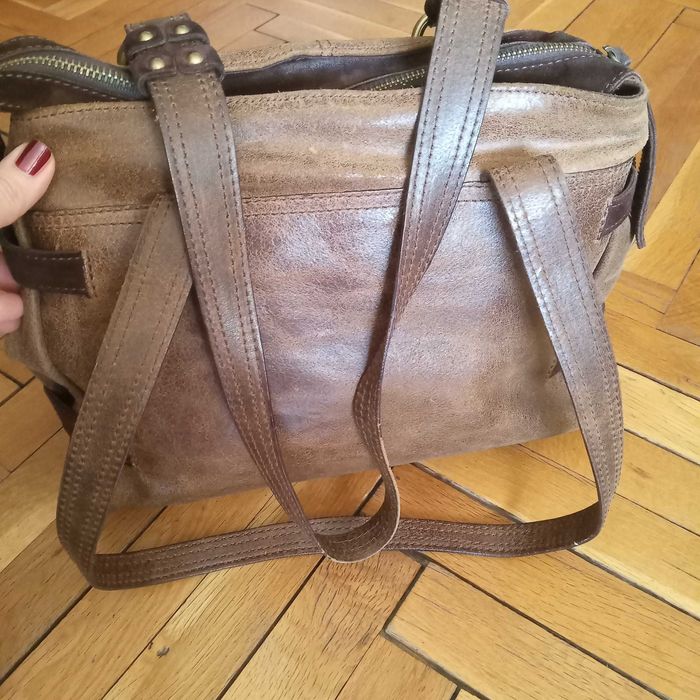 Италианска дамска кожена чанта Pepina