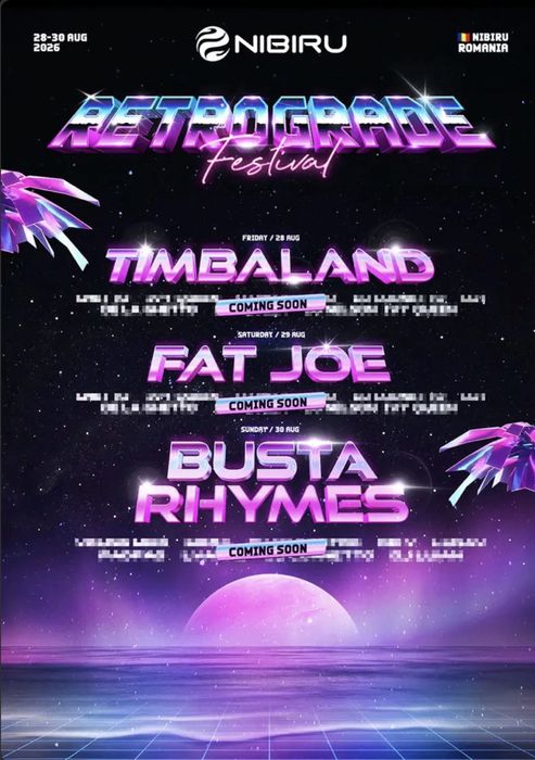 Bilet Retrograde Festival GA – 300 lei (transfer rapid)”