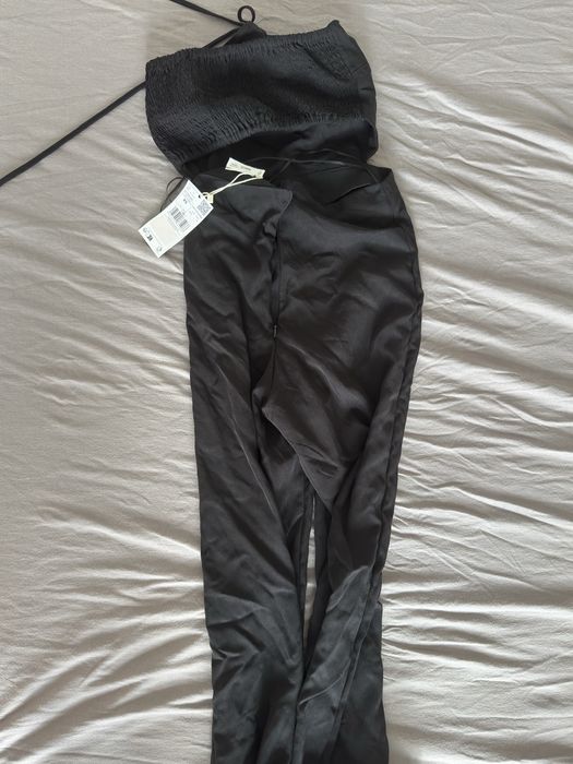 Черен тънък гащеризон