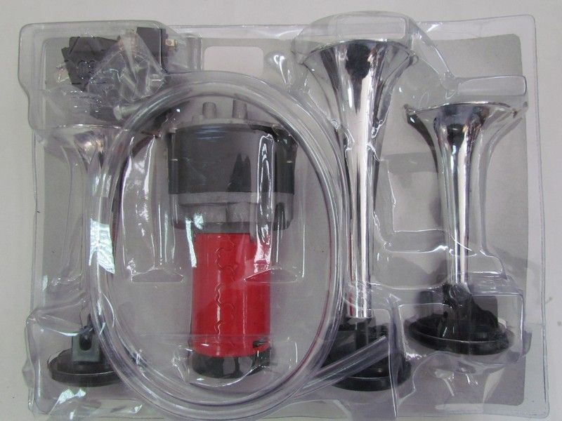 Claxon auto cu 3 pipe 12V