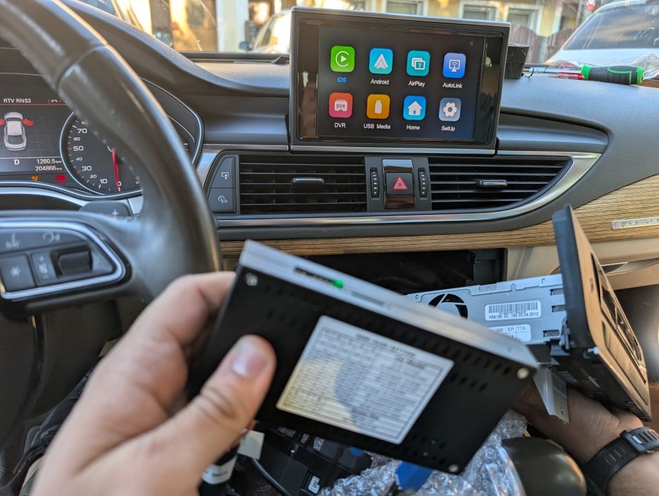 Modul Carplay Audi A4 A5 A6 A7 Q5 Q7 A8 MMI3G RMC