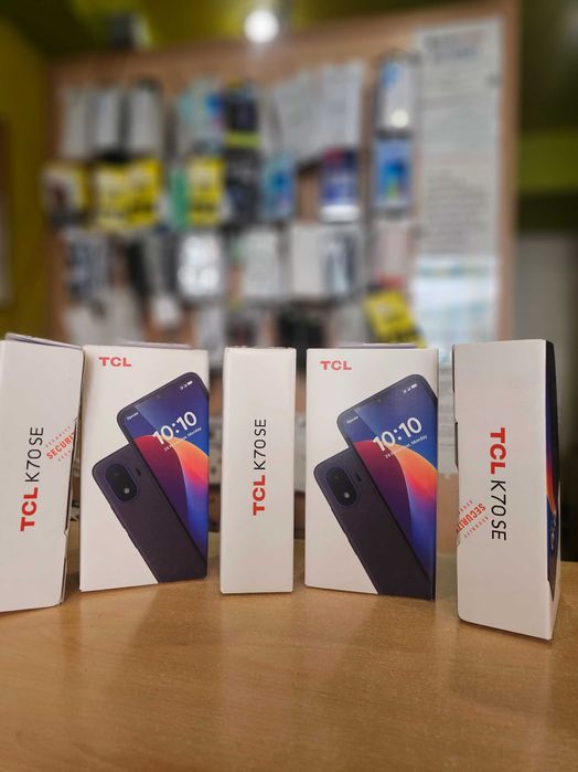 TCL K70SE - Nou, Sigilat - 64/4 - Negru - Factura - Garanție - Rate -