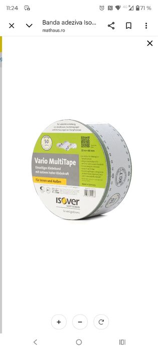 Banda adeziva isover multitape