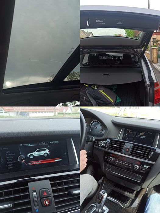 BMW x3 -2.0 D, xdrive, automată,euro 6,  Hud, ACC, Front- Lane asist, Led adaptiv, camera, Memory, panoramic, etc