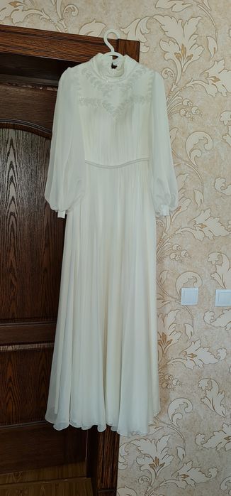 Белое сказочное платье