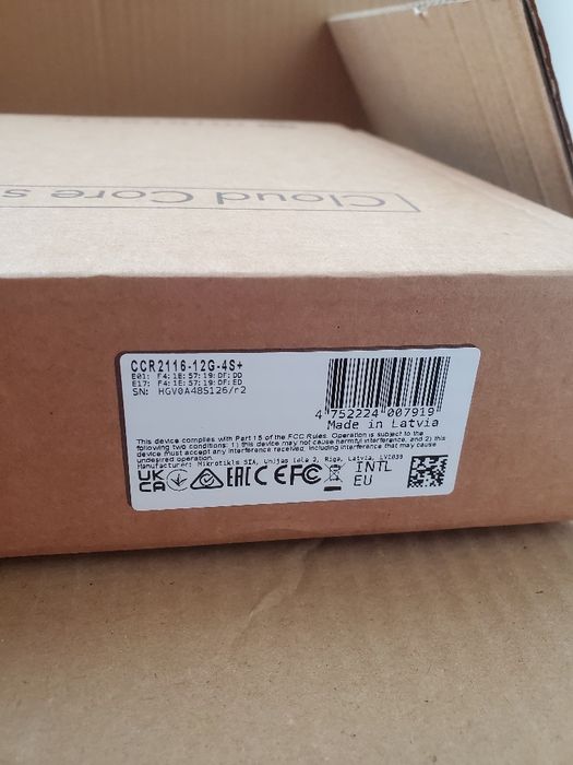 Маршрутизатор MicroTik CCR2116-12G-4S+