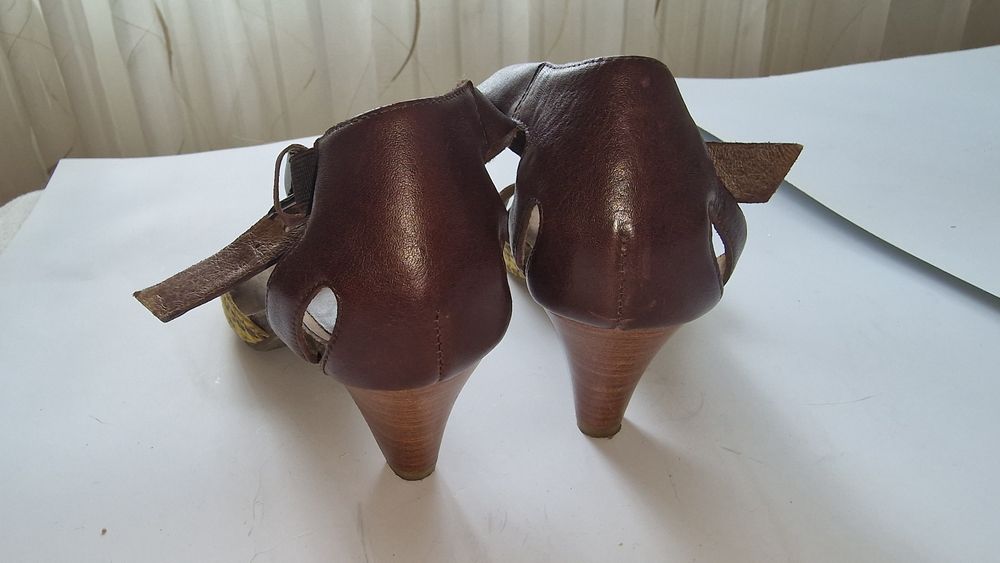 Sandale Staccato piele interior 2 culori toc 7cm