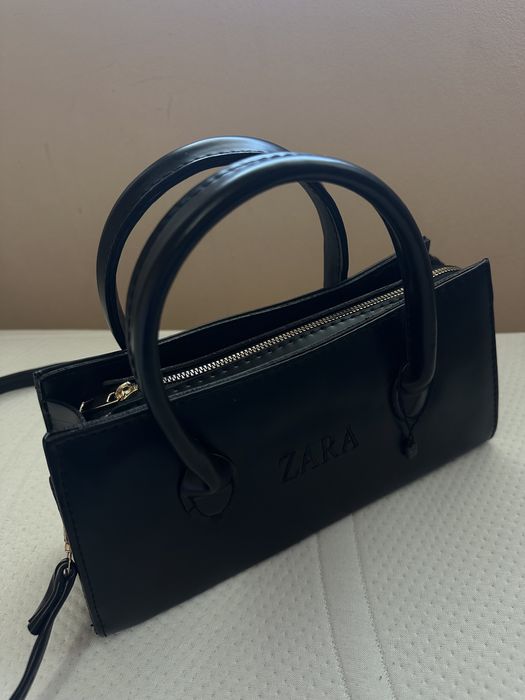 Кожена чанта Zara