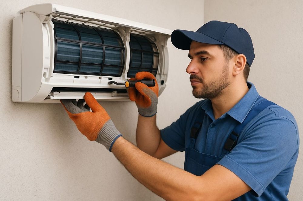 Установка кондиционера