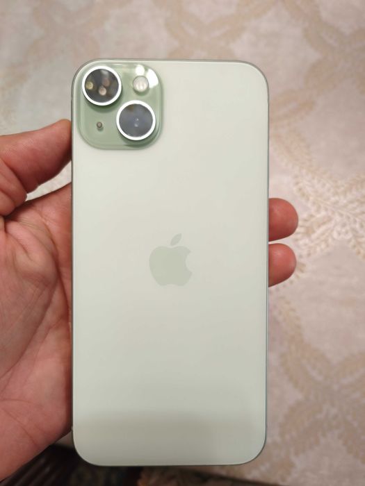 iPhone 15 plus green 128 GB 95%
