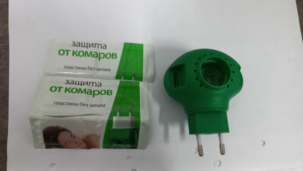 Продам  От Каморов и мух Адаптер с пластинами без запаха 1000 тг.