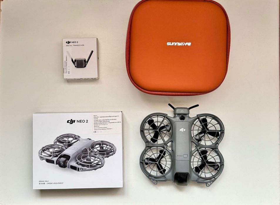 Dji Neo 2 drone with digital transceiver