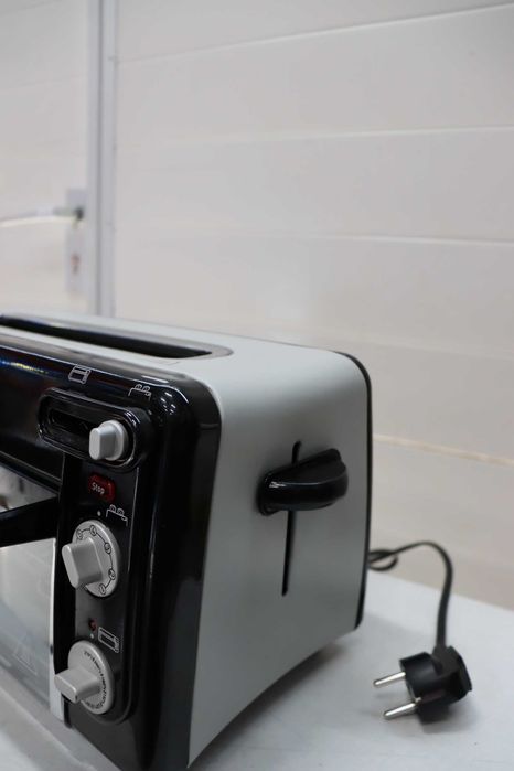 Тостер и Мини-Грил 2 в 1 Tefal Toast N’ Grill Tl6008, 7 Степени На Запичане, Прозрачен Прозорец, 75% Икономия На Енергия