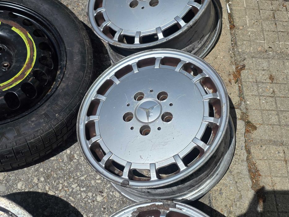 Лети джанти за Mercedes 15" 5x112 (W201 / W124) - 6Jx15 ET49 и Резервна гума патерица за 155/70/R17 110M Mercedes 2194000002