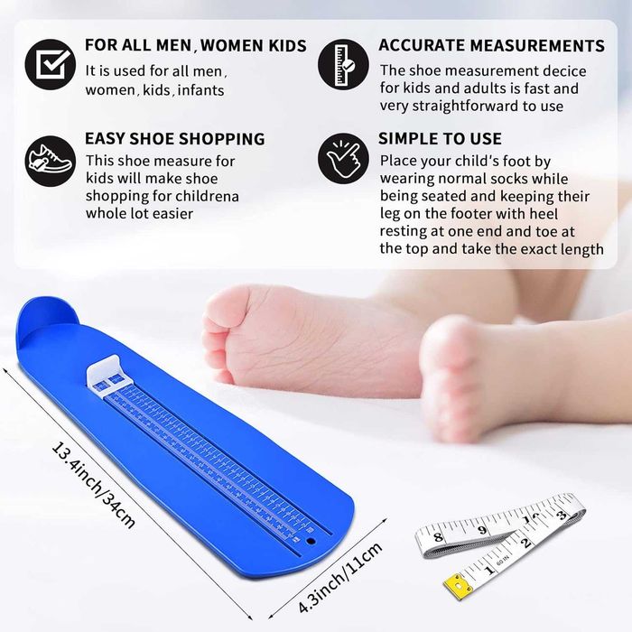 Dispozitiv de masurat talpa piciorului adulti si copii marimi EU 15-48