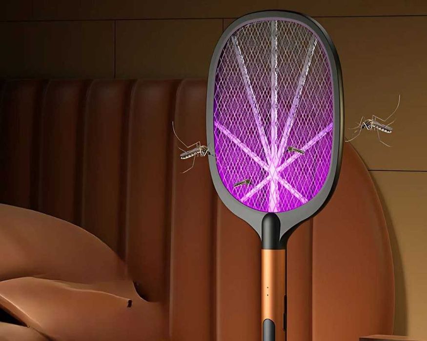 Lampa anti insecte electrica tantari muste molii baterie reincarcabila