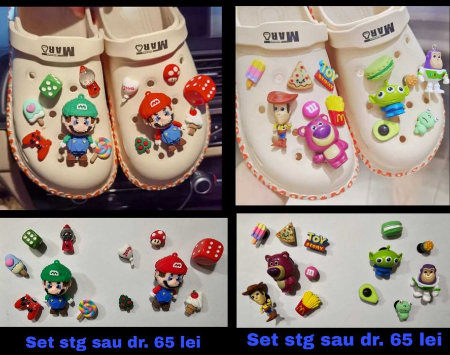Jibbitz charmuri pt Crocs (seturi)