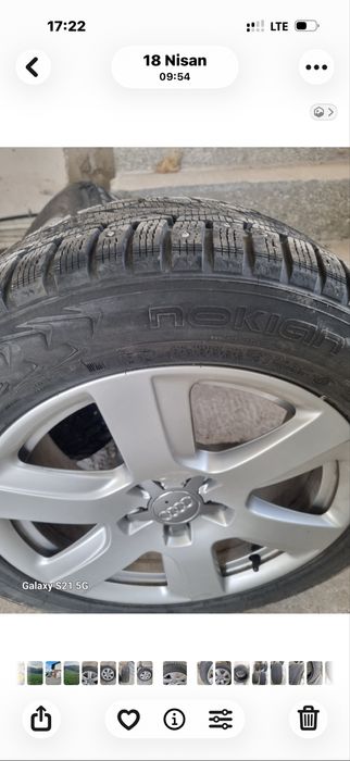 Vand jante originale audiR17 si cuciucuri R18 m+s