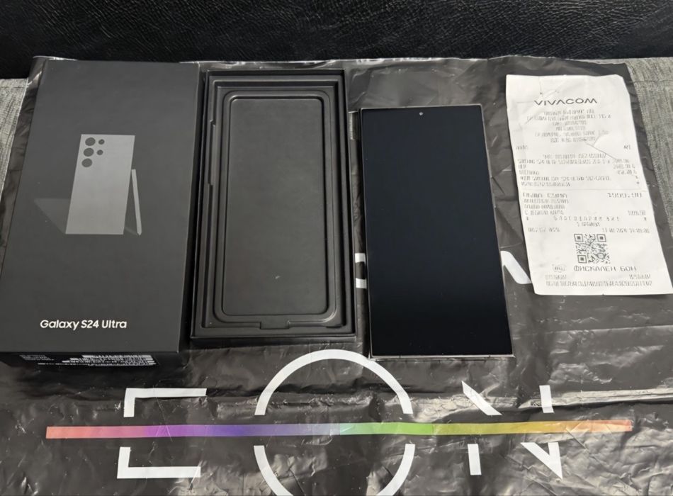 512GB Samsung S24 Ultra Гаранция Vivacom 2026г. Black | Черен