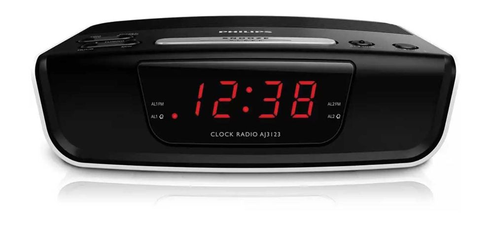 Радио с часовник Philips AJ3123/12, Radio FM, Digital