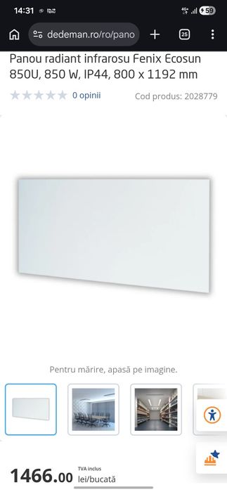 Panouri radiante cu infraroșu, diferite dimensiuni ca noi!