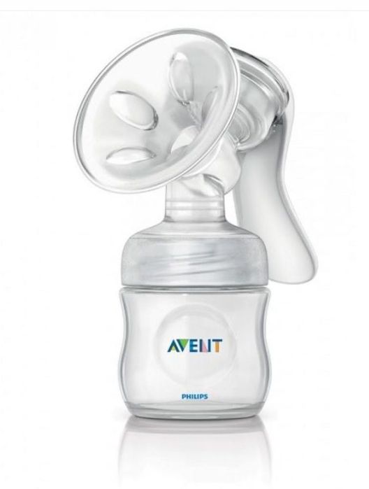 Ръчна помпа Philips Avent + шише 125 мл