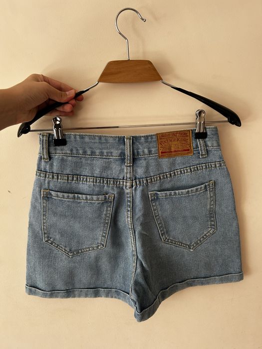 Шорты джинсовые голубые