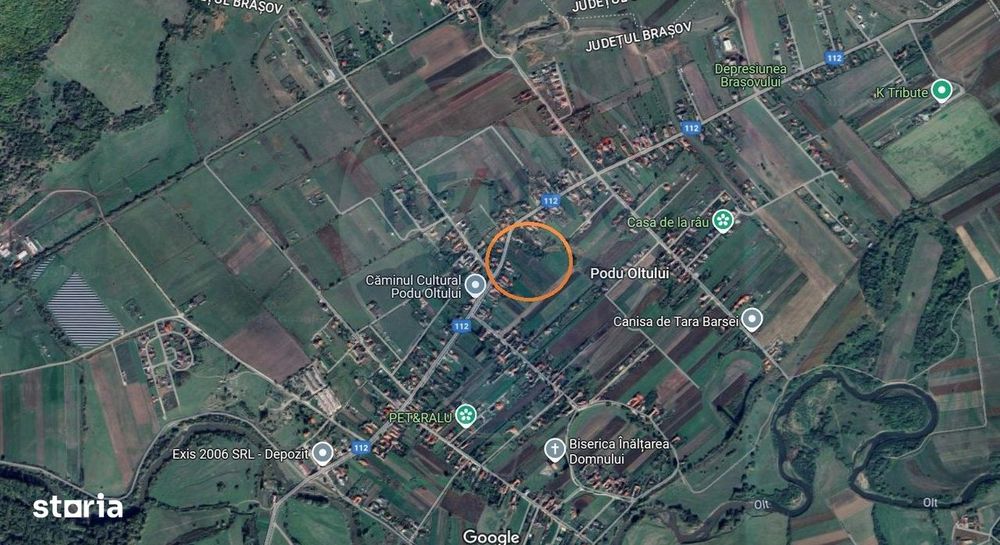 Comision 0 %! Teren intravilan, 5.700 mp, Podul Oltului!