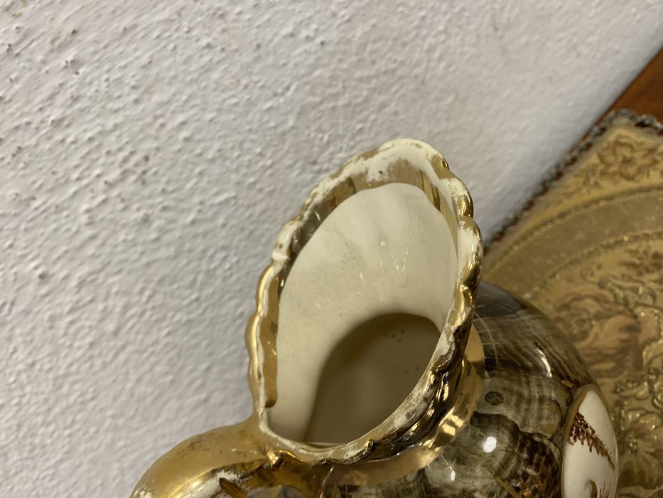 Стара белгийска кана от порцелан