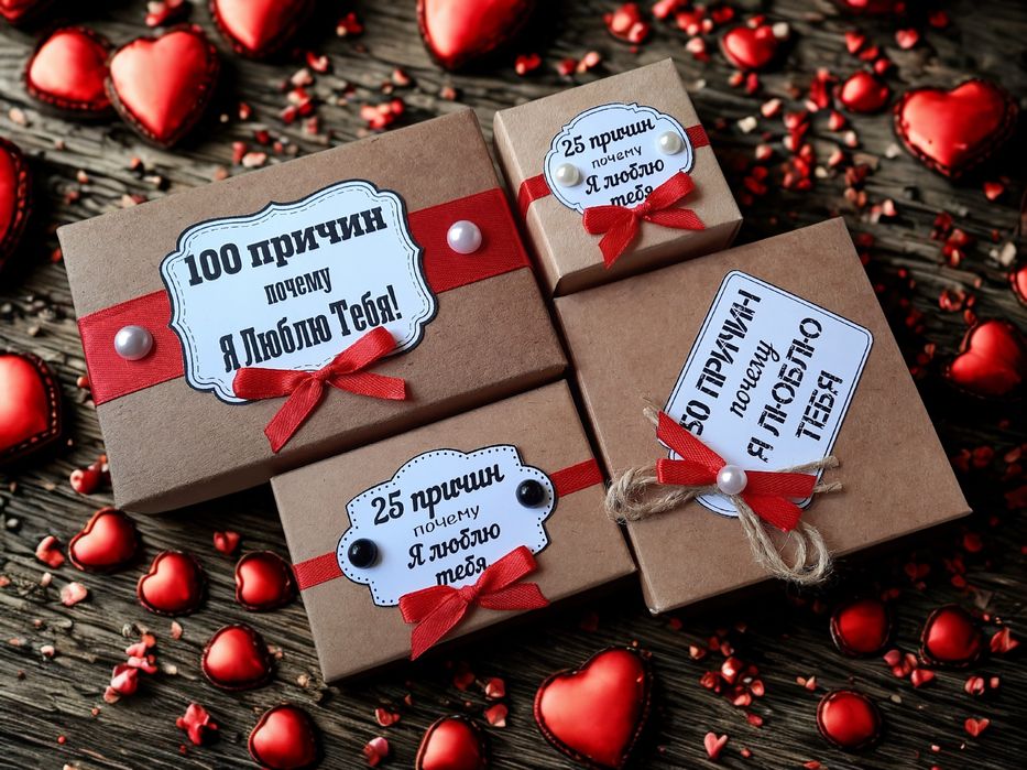 100 причин любви. Сувенир ручной работы