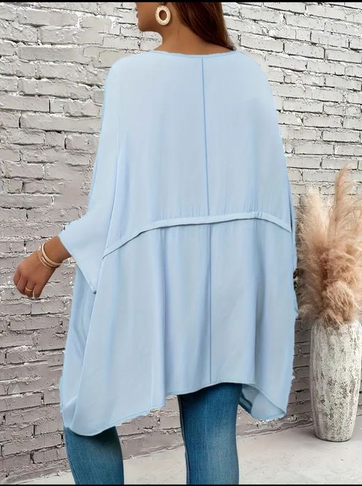 Блуза в синьо 4XL