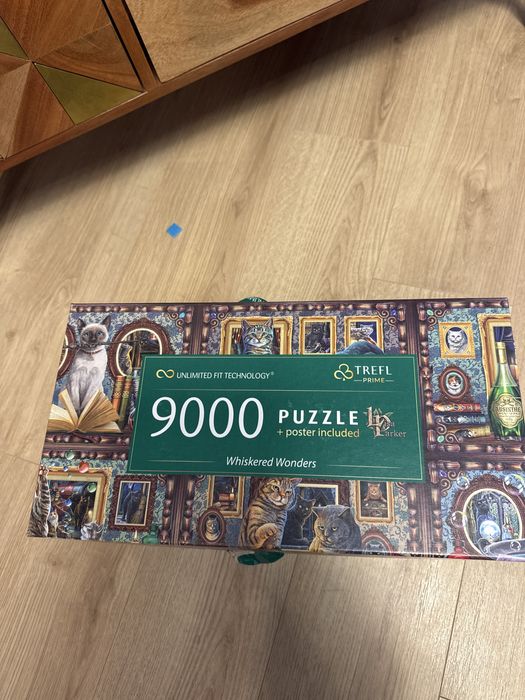 Puzzle trefle prime 9000 de piese 3 modele Disney pisici si arta