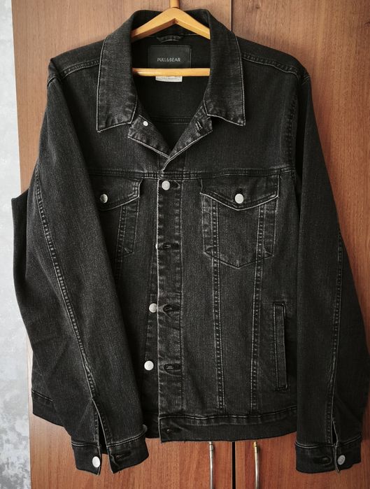Мужская джинсовая куртка pull&bear