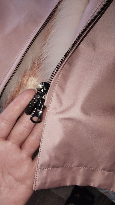 Парка с натуральным мехом