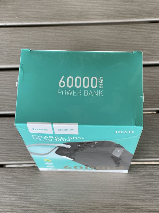 Power Bank / Baterie externa Hoco 60.000 mAh, Fast Charge 22,5W