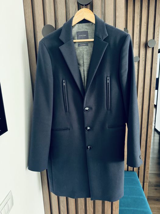 Palton Zara bleumarin