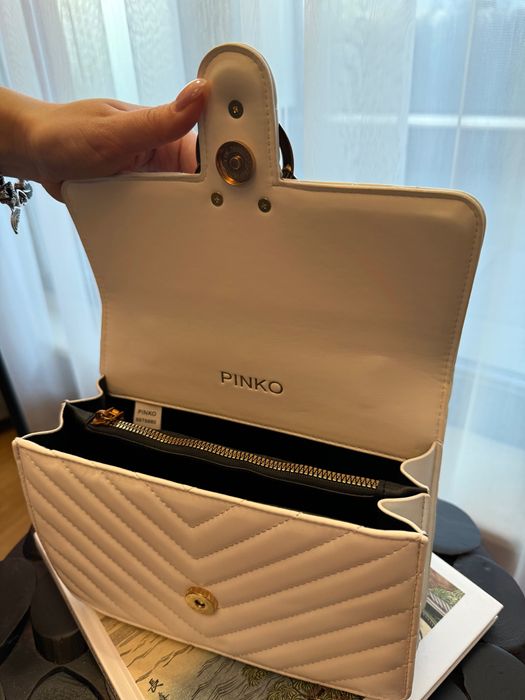 Бяла чанта PINKO