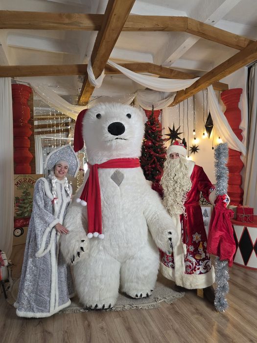 Новогодние утренники на улице