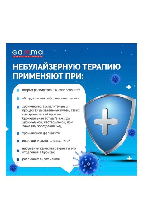 Компрессионный ингалятор для всех возрастов Gamma Effect New