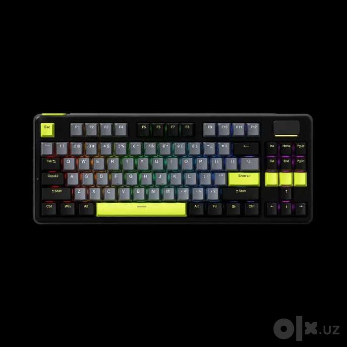 Rapoo V700DIY-87 Black Grey Green игровая клавиатура