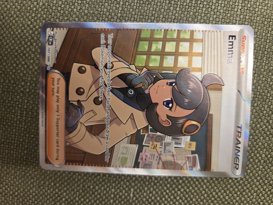 Carte pokemon Emma full art valoare 50$ +bonus