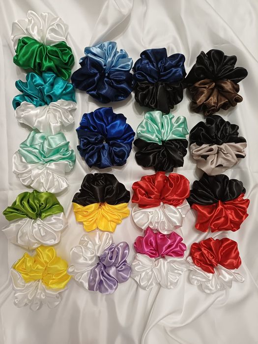 Скрънчи  ластик за коса 30 цвята