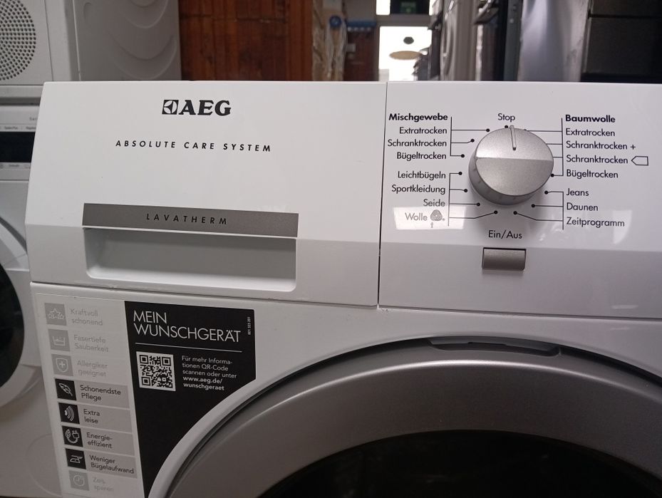 Сушилня с термопомпа АЕГ Aeg Protex Plus A+++ 8кг 2 години гаранция!