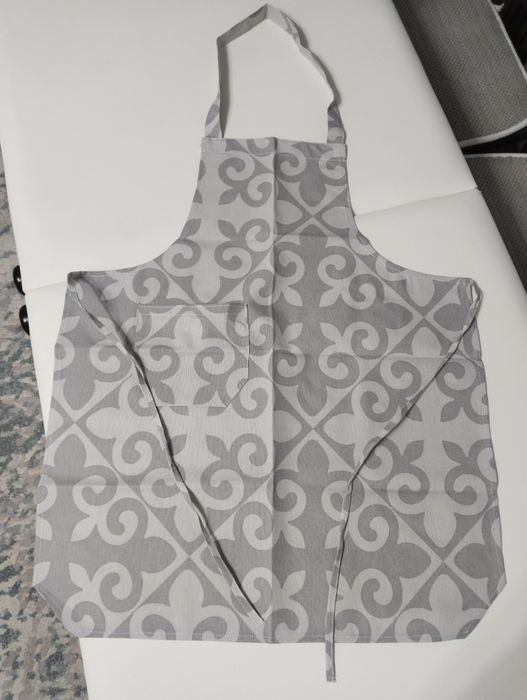 Сыпыра комплект в сером цвете орнамент