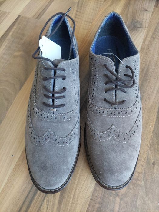 Pantofi de barbati,piele intoarsa 5TH Avenue,marime 40