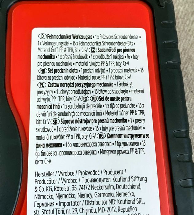 Set surubelnite si biti My Project precizie mecanica fina 18 rep nou