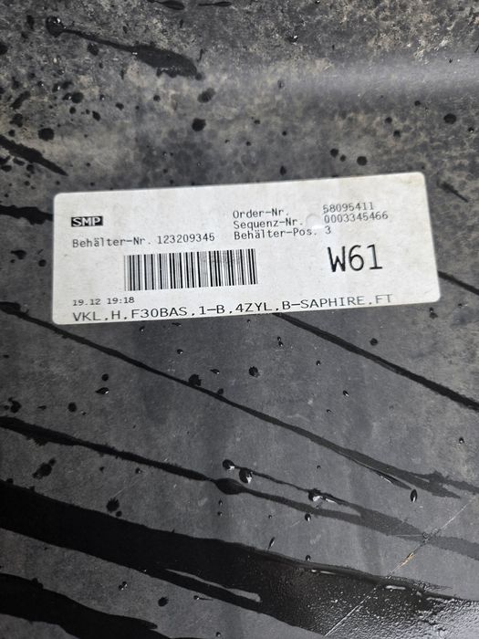 Bară spate BMW F30 NFL originala