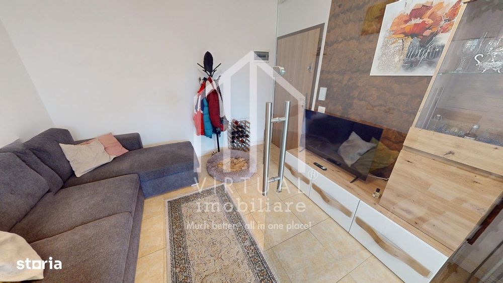 Apartament cu 3 camere, 51mp utili, curte 85mp, loc de parcare