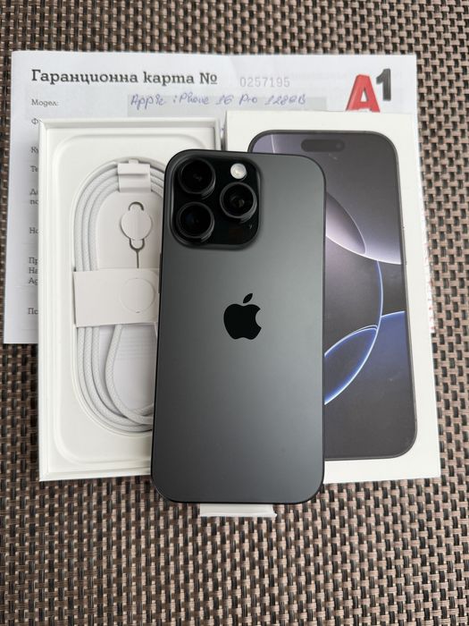 НОВ!100% iPhone 16 Pro*ЛИЗИНГ 64лв/м Black айфон 16 про